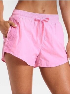 JoyLab Women's Pink Drawstring Mid-Rise Active Shorts